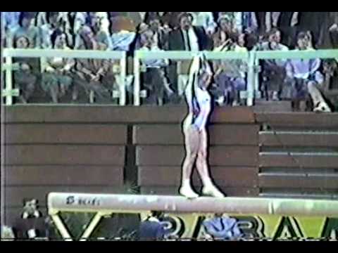 16th AA Julianne McNamara BB - 1983 World Gymnasti...