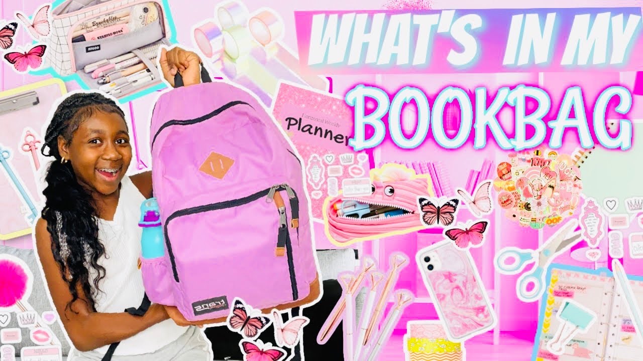 WHATS IN MY BAG PACK FOR MIDDLE SCHOOL YouTube