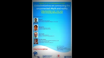 IPID for ICT4D - 1/9 - Connecting the unconnected