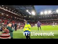 United players started warm up - Manchester United V Brighton - FA Cup 11jan2026