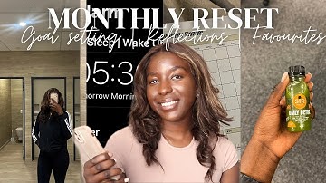 AUGUST MONTHLY RESET 🗓 | Reflection, Goal Setting & Intentions | Current Favourites & more |