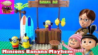 Minions Banana Bar Mayhem - Deable Me Minions Mini Movies - Stop Motion Video