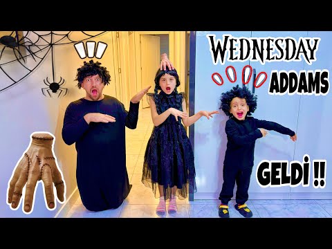 KUZEY ELİF WEDNESDAY İLE KARDEŞİ GELDİ !! EVİ ELE GEÇİRDİ??بابا جاب لي بالون - جنى مقداد | طيور بيبي