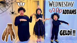 KUZEY ELİF WEDNESDAY İLE KARDEŞİ GELDİ !! EVİ ELE GEÇİRDİ??بابا جاب لي بالون - جنى مقداد | طيور بيبي