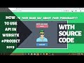 API in Hindi | Create Project using API in Website in Hindi 2019 [Source Code]