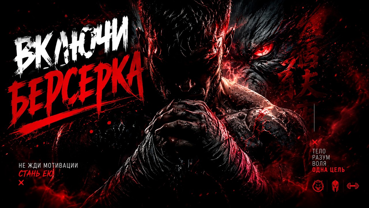 ВКЛЮЧИ БЕРСЕРКА — мощная мотивация для тренировок | Путь воина