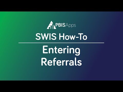 Entering Referrals