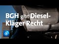 BGH spricht VW-Kunden im Dieselskandal Schadenersatz zu