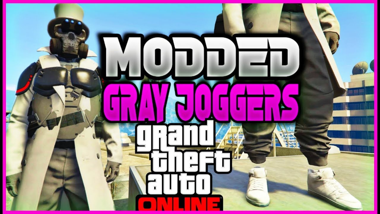 NUEVO¡! COMO TENER LOS JOGGERS GRIS GTA V ONLINE 1. 42 /MODDED OUTFITS