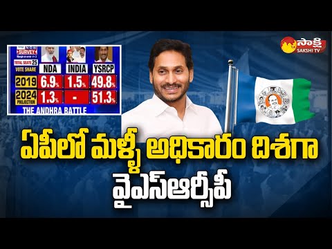 YSRCP Clean Sweep in 2024 Lok Sabha Elections | ETG Times Now Survey | CM YS Jagan @SakshiTV