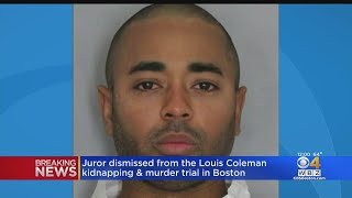 Juror dismissed during deliberations in trial of Louis Coleman, accused of killing Jassy Correia