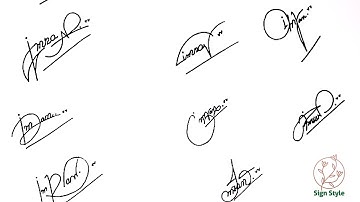 Imran 15 Professional and Stylish Signatures by Sign Style Channel