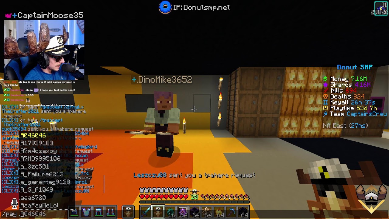 DonutSMP | 1B+ FRIDAY MORNING LOOT DROP WITH @taxman_mc | Base rating 2m !discord