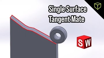How to Create a Multi-Faced Tangent Mate in SOLIDWORKS