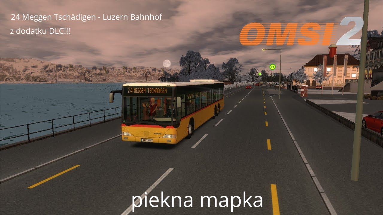 Omsi 2 Addon Luzern - Linie 24 - Route 24 Meggen Tschädigen - Luzern Bahnhof