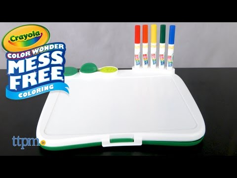 Color Wonder Art Desk With Stamps From Crayola Youtube