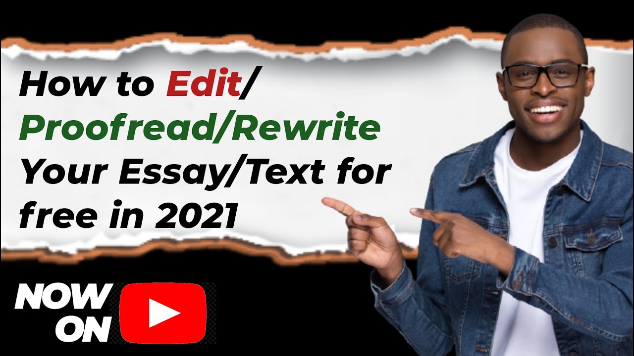 how to rewrite an essay