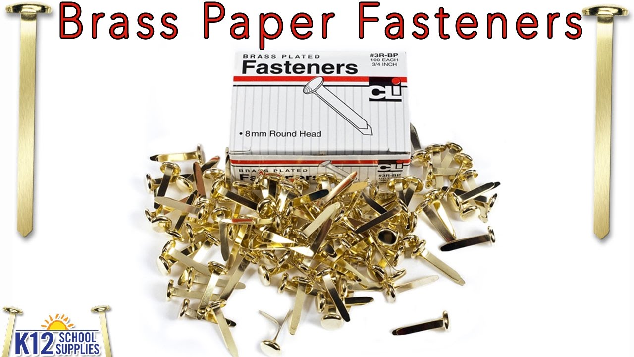 Tip #4 - How to Use Brads (Paper Fasteners) - Intro and Tools