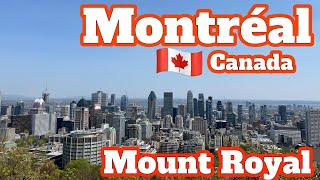 Montréal, Canada 🇨🇦 | Climbing the Mount Royal (Summer) | 4K Walking Tour