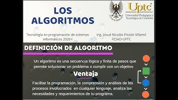 Algoritmos - Fundamentos Programación - UPTC