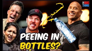 New Report claims The Rock constantly late on movie sets and peeing in water bottles!