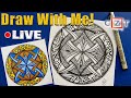 Mandala  zendala art  draw along with very easy steps  mandalanpa 017