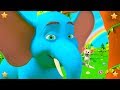 Giant Elephant Song | Nursery Rhymes for Children | Kindergarten Cartoon Songs by Little Treehouse