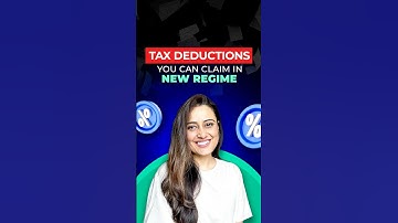 What are the deductions available under new tax regime?