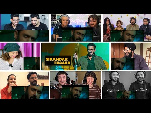 SIKANDAR TEASER REACTION MASHUP | SALMAN KHAN | A.R. MURUGUDOSS