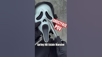 Becoming GHOSTFACE at the 1996 SCREAM House | Buck 120 Knife #ghostface #shortsviral