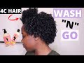 An Actual Wash n Go Tutorial On REAL 4C Natural Hair! Camille Rose curlmaker