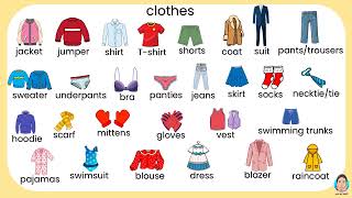 Clothes, Clothes and accessories, Questions about clothes, What are you wearing? คำศัพท์เสื้อผ้า