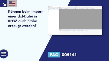 FAQ 005141 | Können beim Import einer dxf-Datei in RFEM auch Stäbe erzeugt werden?