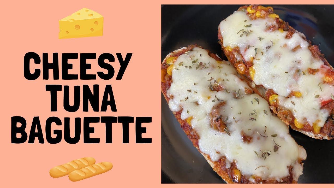 Cheesy Tuna Baguette Tuna Melt Pizza HarariCooks YouTube