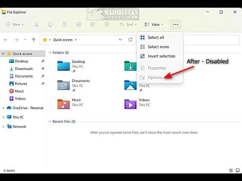 How to Enable or Disable Folder Options in Windows 10 & 11