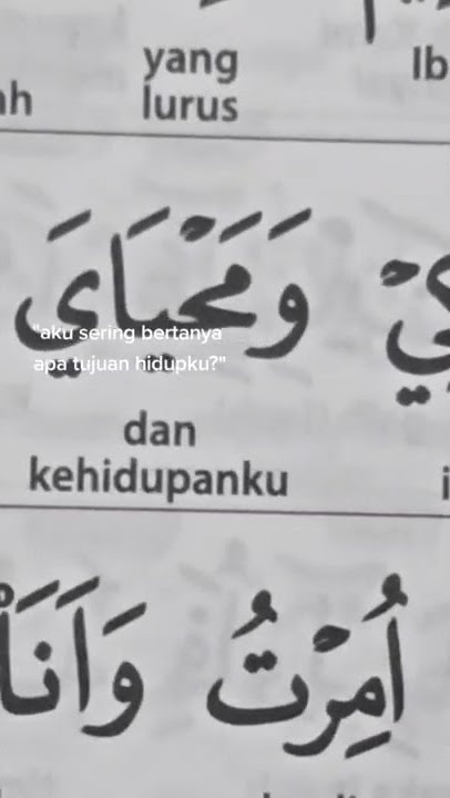 Apa Tujuan Hidup Mu?