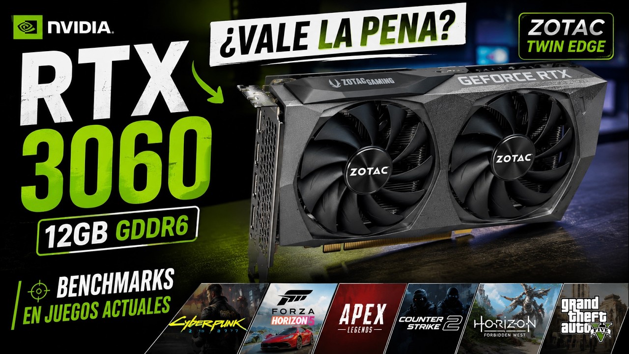 👉🏼¿SIGUE SIENDO RETABLE LA RTX 3060 12GB EN 2025? REVIEW +