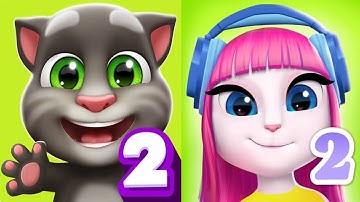 My Talking Tom 2 vS My Talking Angela 2 | Tom Vs Angela New Android Gameplay Walkthrough Part 7