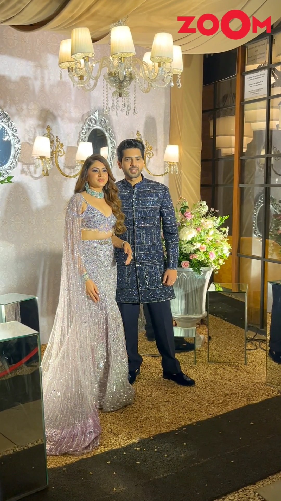 Newly weds Armaan Malik \u0026 Aashna Shroff ARRIVE hand-in-hand for their reception party ? #shorts