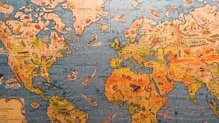 The Usborne Map of the World 250 piece jigsaw puzzle screenshot 5