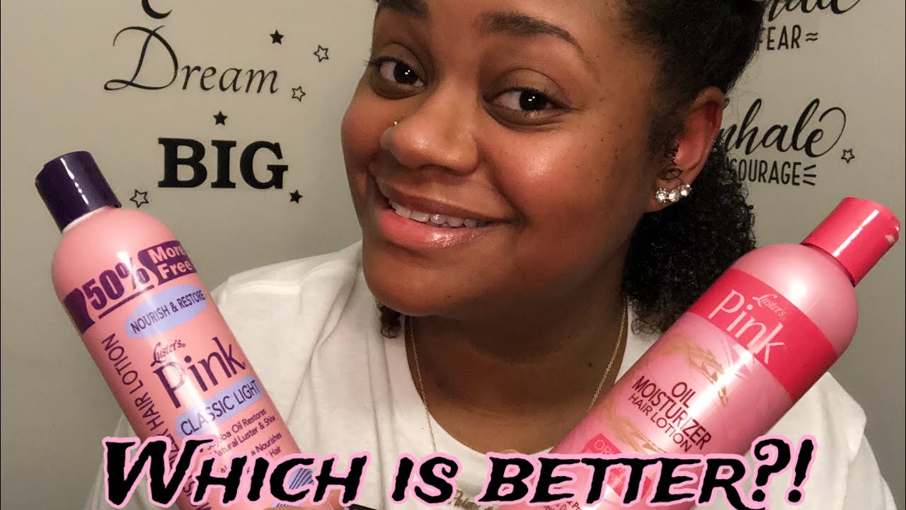 Honest Opinion Lusters Pink Moisturizer Braid Out Using Pink