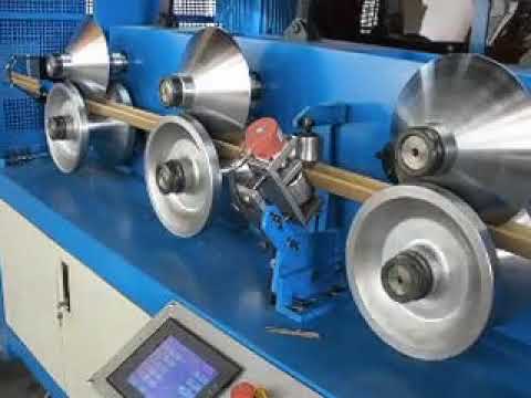 Paper Edge Protector Production Line Angle Board Corner Board - video from Pulp2Pack
