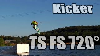 Kicker Toeside Frontside 720 Wakeboard Tutorial