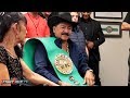 THE WBC AWARDS JOSE SANTA CRUZ, LEO'S FATHER WITH A VERY SPECIAL BELT