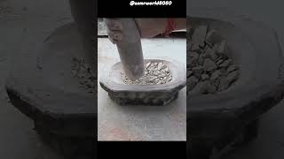 White khadi crushing Asmr