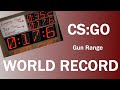  world record  csgo gun range in 17600