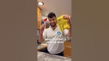 How to disinfect TWO essential Cleaning Tools! 😎 #cleaningtools #cleaningtips #deepcleaning