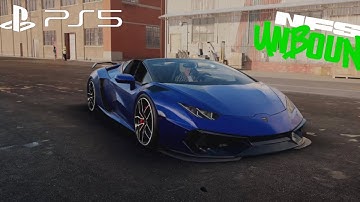 CLEAN LAMBORGHINI HURACAN MODIFICATION | NFS UNBOUND | PS5 #nfsunbound #lamborghini #modified