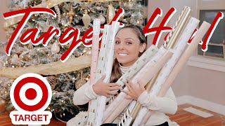 Christmas at Target! Huge Target Gift Wrap Supplies Haul - Pandemic Edition! Vlogmas Day 14!