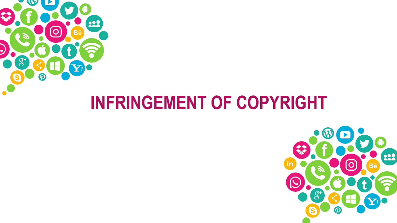 Infringement of Copyright - Part 3